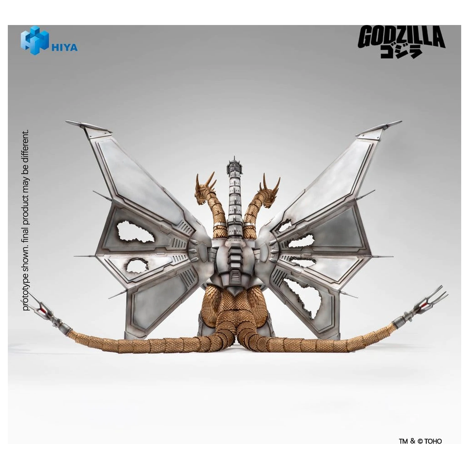 Godzilla vs. King Ghidorah Exquisite Basic Figurka Akcji Battle Damaged Mecha King Ghidorah 33 cm zdjęcie produktu