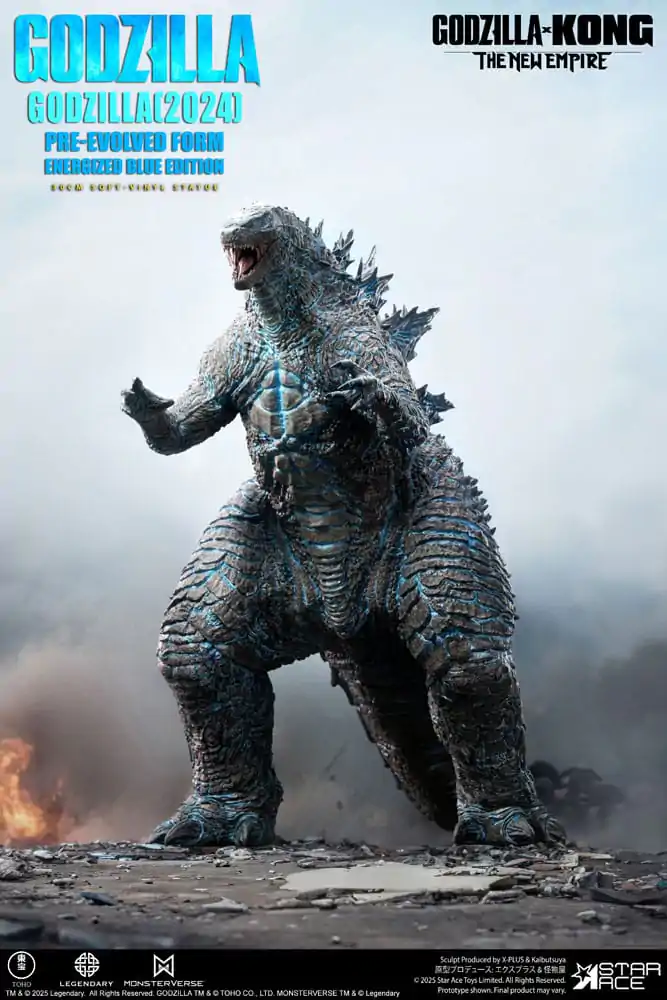 Godzilla vs. Kong: The New Empire Miękka figurka winylowa Godzilla (2024) Evolved Blue Edition 28 cm zdjęcie produktu