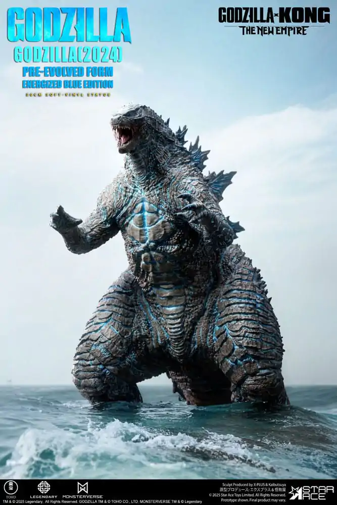 Godzilla vs. Kong: The New Empire Miękka figurka winylowa Godzilla (2024) Evolved Blue Edition 28 cm zdjęcie produktu