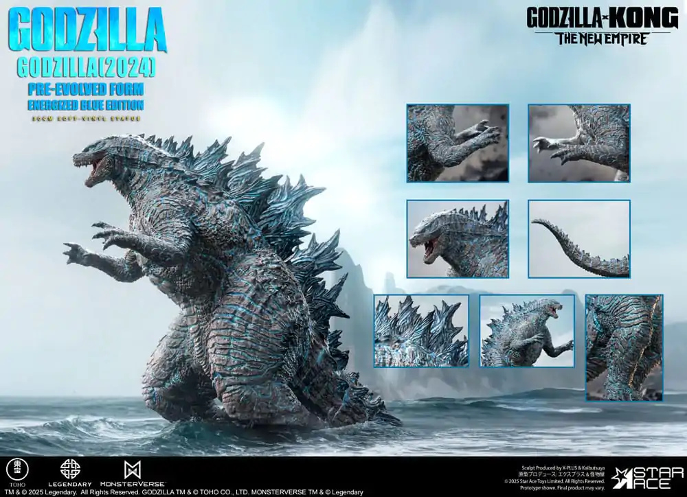 Godzilla vs. Kong: The New Empire Miękka figurka winylowa Godzilla (2024) Evolved Blue Edition 28 cm zdjęcie produktu