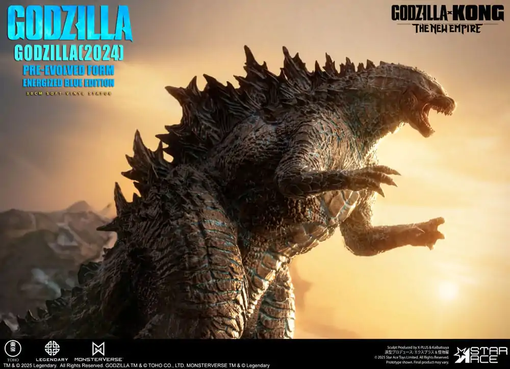 Godzilla vs. Kong: The New Empire Miękka figurka winylowa Godzilla (2024) Evolved Blue Edition 28 cm zdjęcie produktu