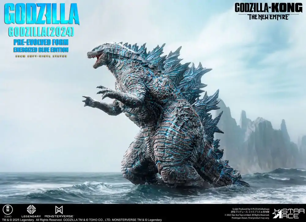 Godzilla vs. Kong: The New Empire Miękka figurka winylowa Godzilla (2024) Evolved Blue Edition 28 cm zdjęcie produktu