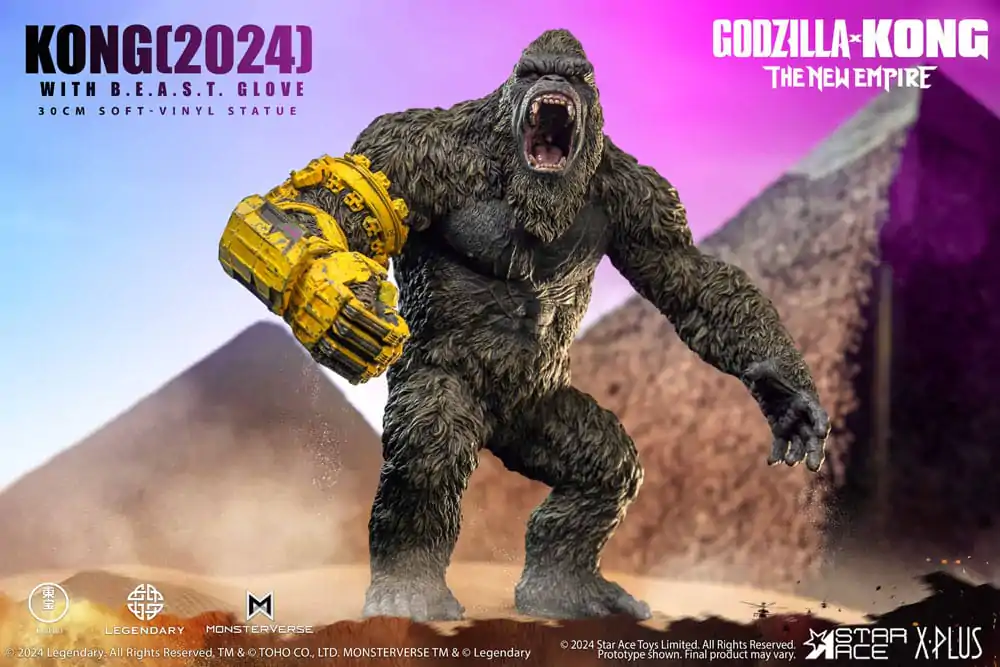 Godzilla vs. Kong: The New Empire Miękka winylowa statua Kong z B.E.A.S.T. Glove 30 cm zdjęcie produktu