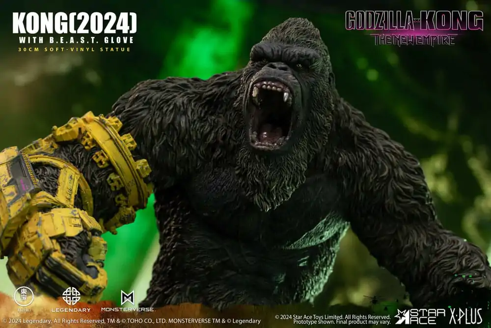 Godzilla vs. Kong: The New Empire Miękka winylowa statua Kong z B.E.A.S.T. Glove 30 cm zdjęcie produktu