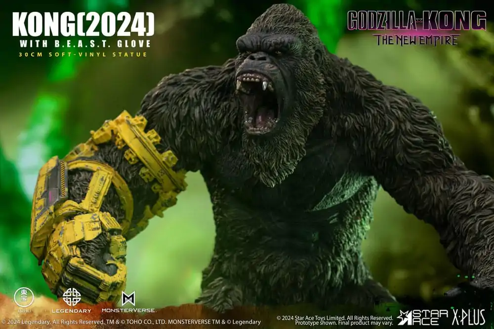 Godzilla vs. Kong: The New Empire Miękka winylowa statua Kong z B.E.A.S.T. Glove 30 cm zdjęcie produktu