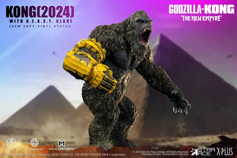 Godzilla vs. Kong: The New Empire Miękka winylowa statua Kong z B.E.A.S.T. Glove 30 cm zdjęcie produktu