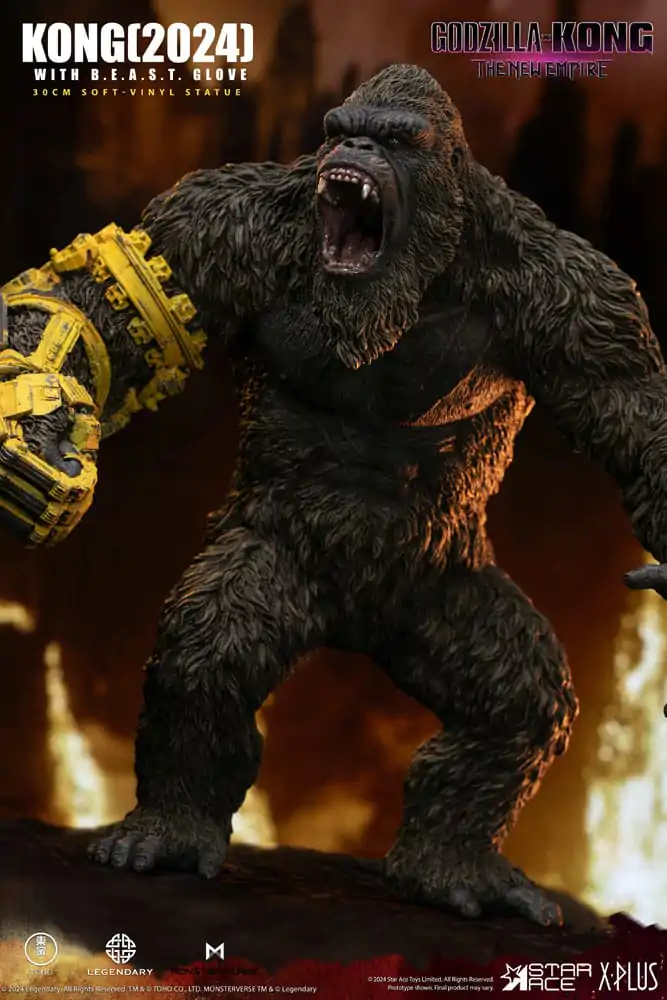 Godzilla vs. Kong: The New Empire Miękka winylowa statua Kong z B.E.A.S.T. Glove 30 cm zdjęcie produktu