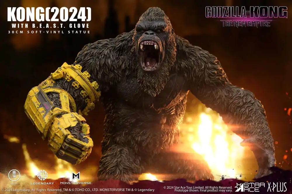 Godzilla vs. Kong: The New Empire Miękka winylowa statua Kong z B.E.A.S.T. Glove 30 cm zdjęcie produktu