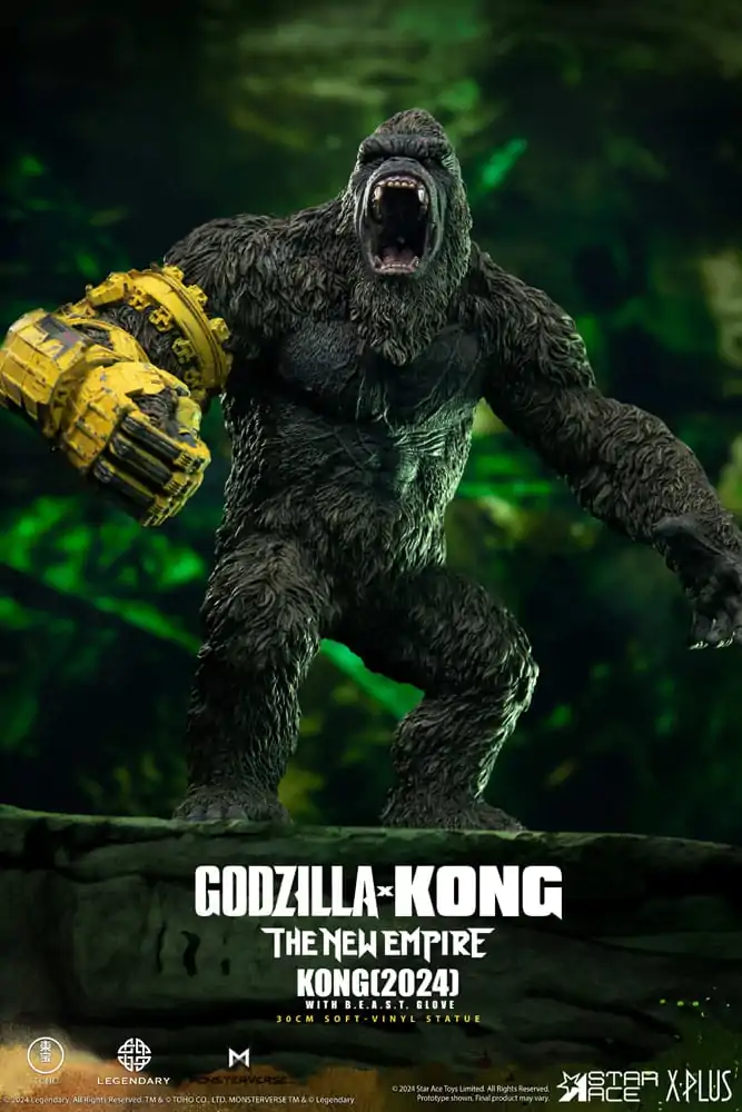 Godzilla vs. Kong: The New Empire Miękka winylowa statua Kong z B.E.A.S.T. Glove 30 cm zdjęcie produktu