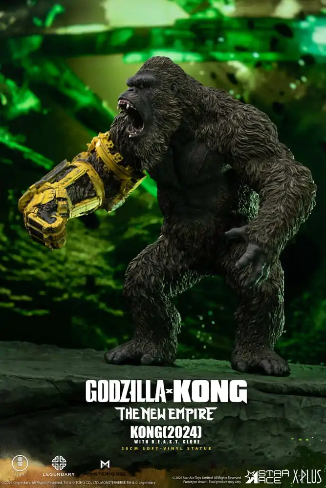 Godzilla vs. Kong: The New Empire Miękka winylowa statua Kong z B.E.A.S.T. Glove 30 cm zdjęcie produktu