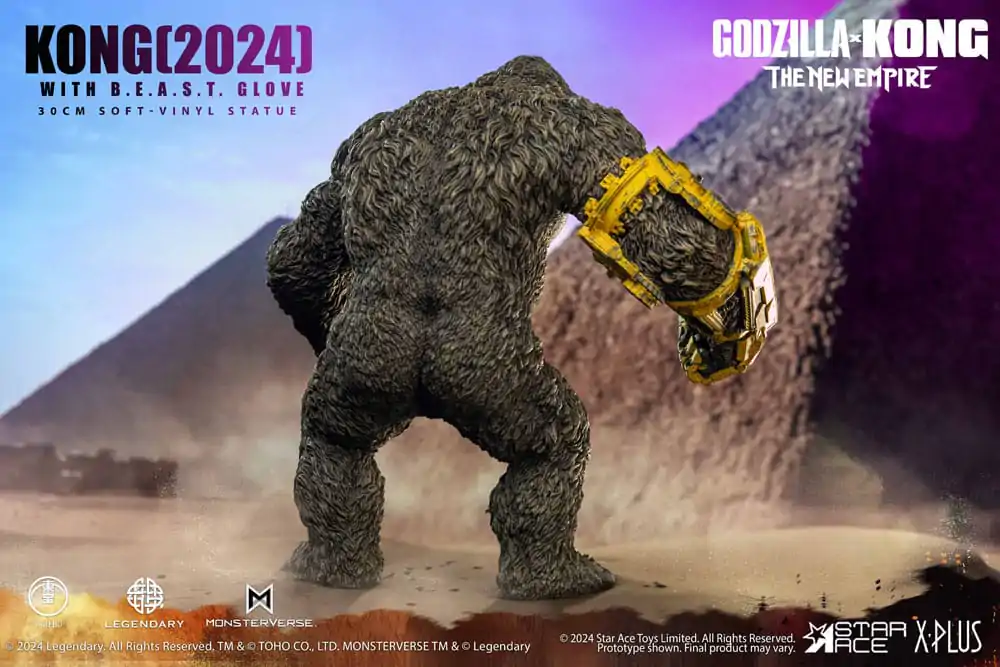 Godzilla vs. Kong: The New Empire Miękka winylowa statua Kong z B.E.A.S.T. Glove 30 cm zdjęcie produktu