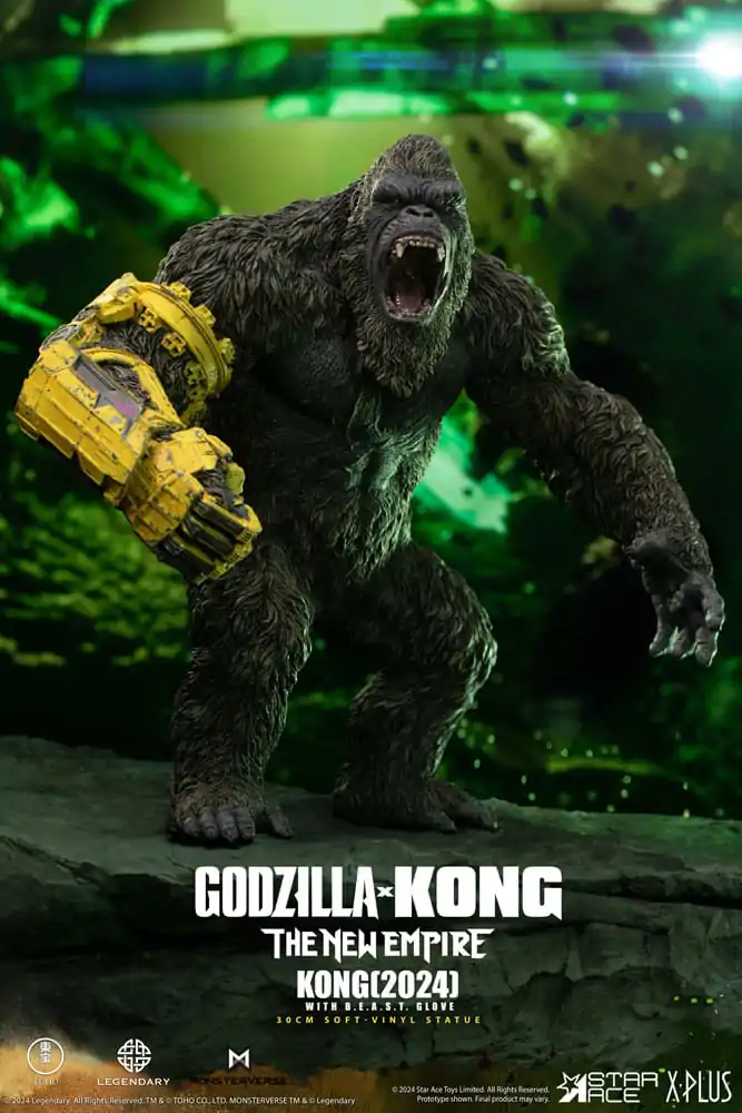 Godzilla vs. Kong: The New Empire Miękka winylowa statua Kong z B.E.A.S.T. Glove 30 cm zdjęcie produktu
