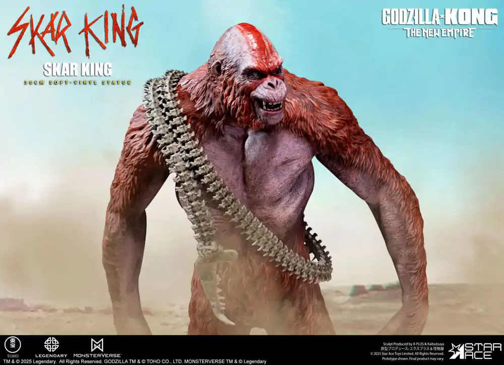 Godzilla kontra Kong: Nowe Imperium Miękka Winylu Statua Skar King Unleash the Titan 30 cm zdjęcie produktu
