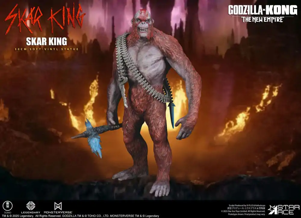 Godzilla kontra Kong: Nowe Imperium Miękka Winylu Statua Skar King Unleash the Titan 30 cm zdjęcie produktu