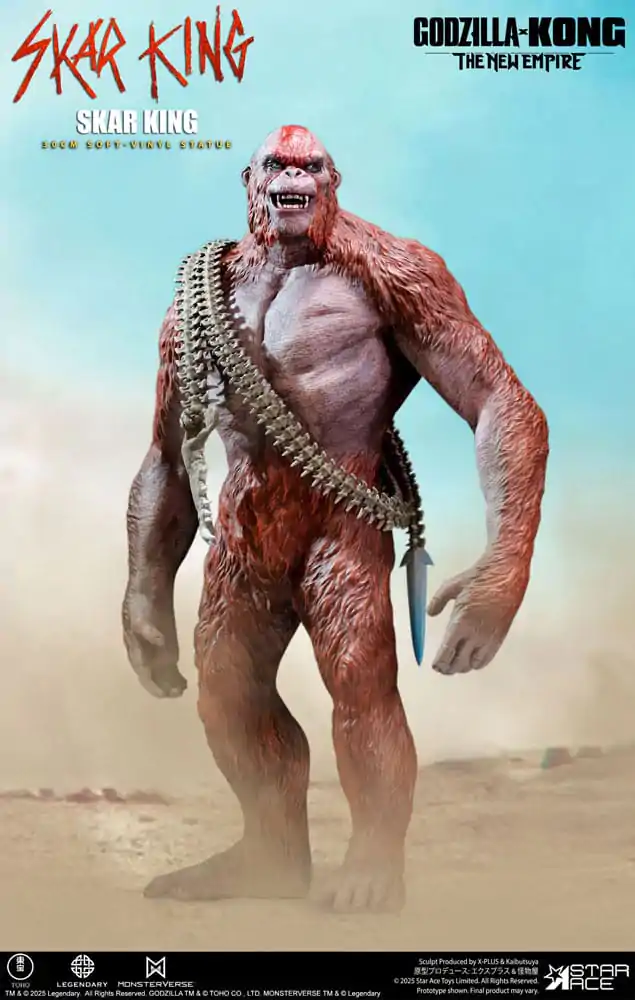 Godzilla kontra Kong: Nowe Imperium Miękka Winylu Statua Skar King Unleash the Titan 30 cm zdjęcie produktu