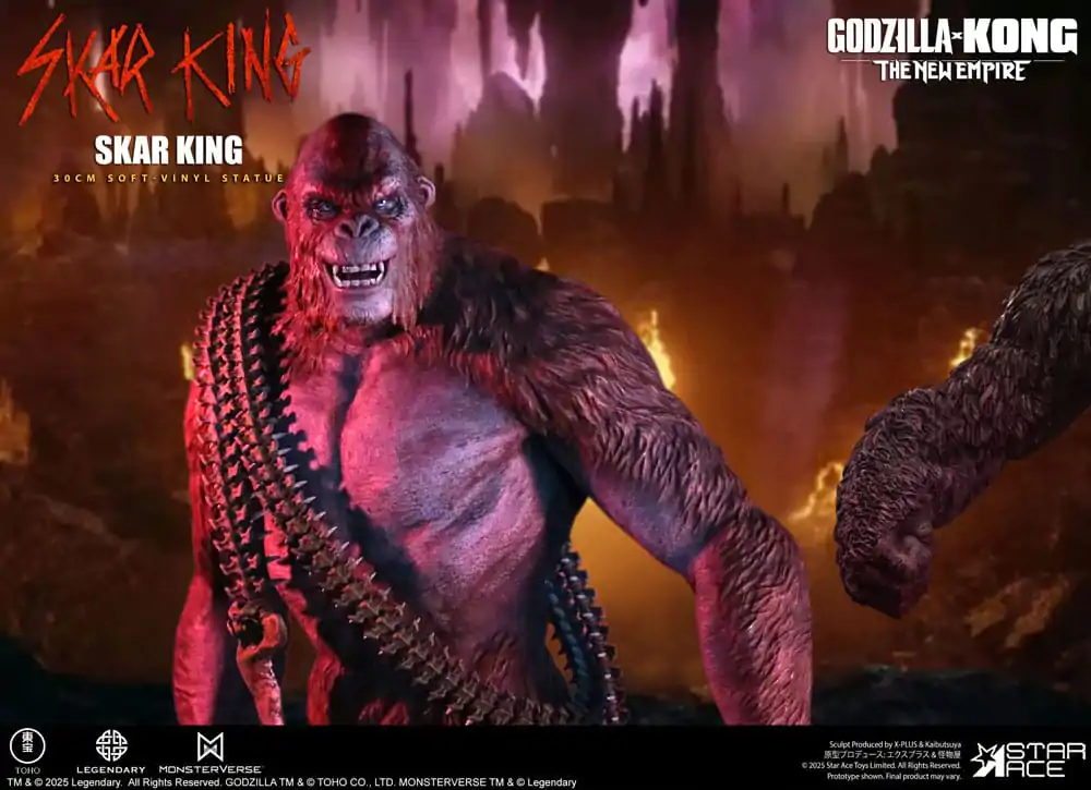 Godzilla kontra Kong: Nowe Imperium Miękka Winylu Statua Skar King Unleash the Titan 30 cm zdjęcie produktu