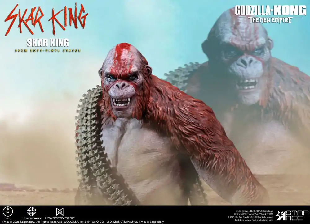 Godzilla kontra Kong: Nowe Imperium Miękka Winylu Statua Skar King Unleash the Titan 30 cm zdjęcie produktu