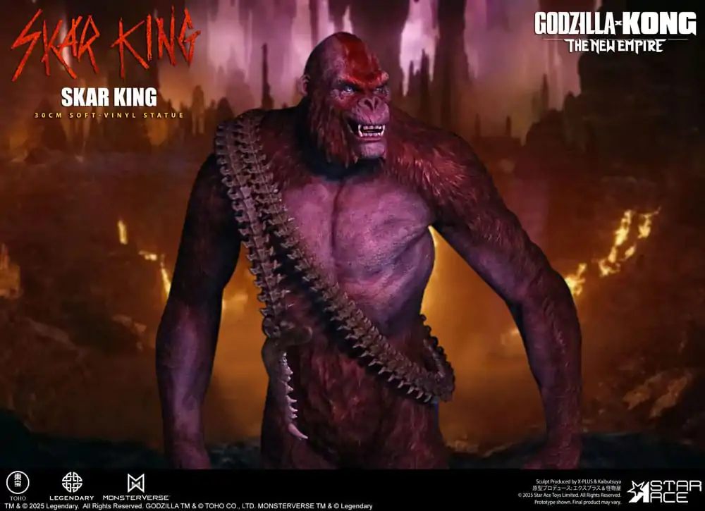 Godzilla kontra Kong: Nowe Imperium Miękka Winylu Statua Skar King Unleash the Titan 30 cm zdjęcie produktu