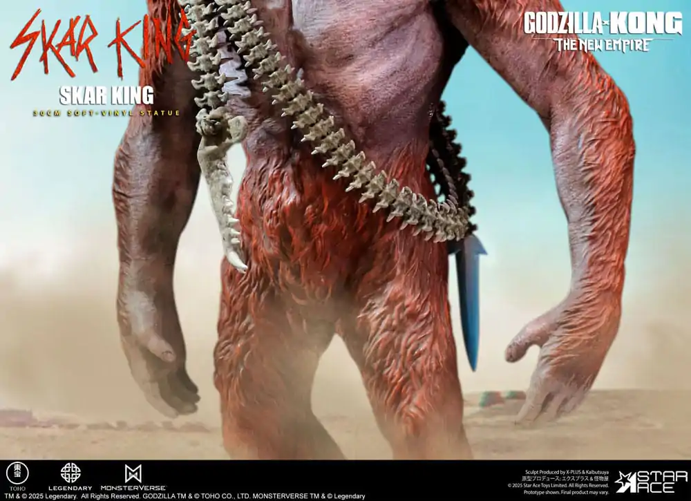 Godzilla kontra Kong: Nowe Imperium Miękka Winylu Statua Skar King Unleash the Titan 30 cm zdjęcie produktu
