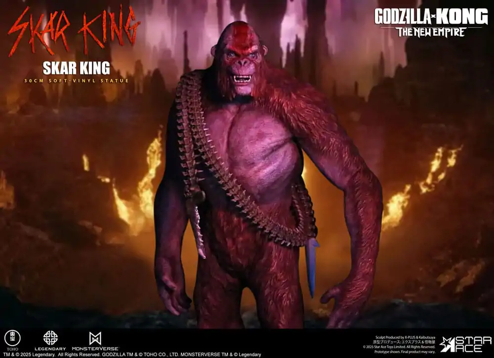Godzilla kontra Kong: Nowe Imperium Miękka Winylu Statua Skar King Unleash the Titan 30 cm zdjęcie produktu