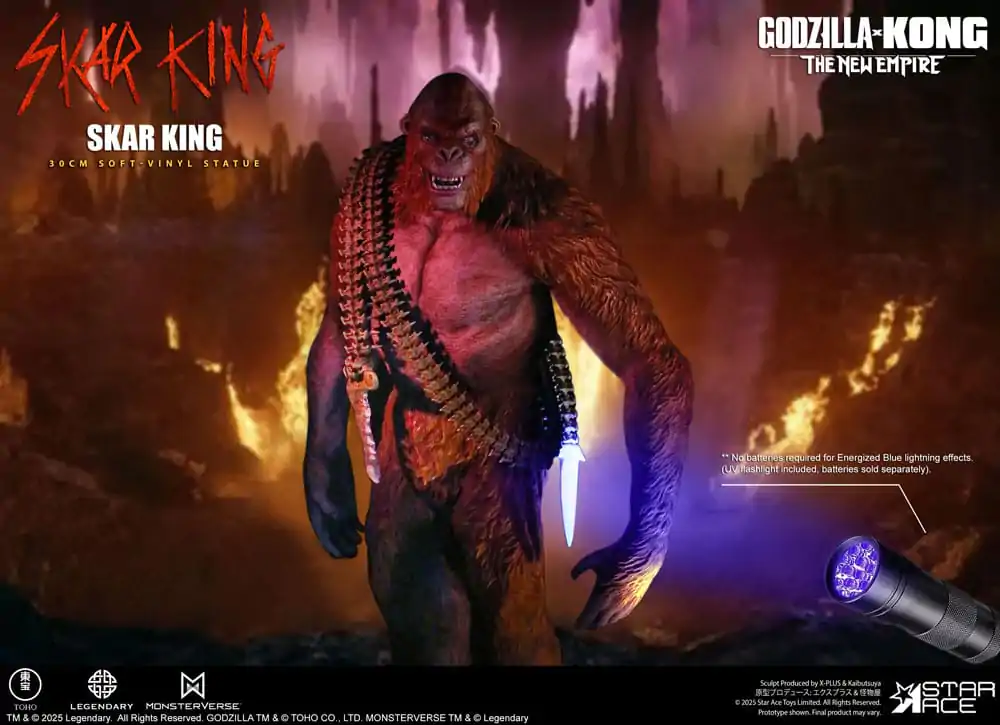 Godzilla kontra Kong: Nowe Imperium Miękka Winylu Statua Skar King Unleash the Titan 30 cm zdjęcie produktu