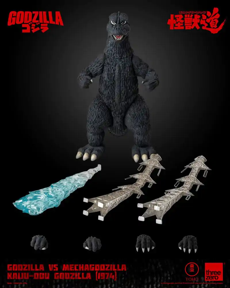 Godzilla vs. Mechagodzilla (1974) Figurka Akcji Kaiju-Dou Godzilla (1974) 23 cm zdjęcie produktu