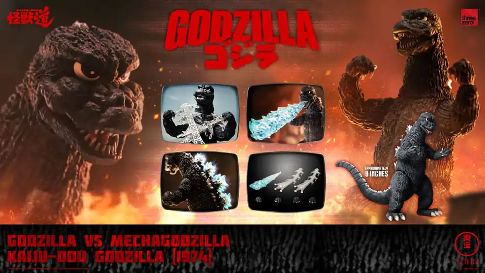 Godzilla vs. Mechagodzilla (1974) Figurka Akcji Kaiju-Dou Godzilla (1974) 23 cm zdjęcie produktu