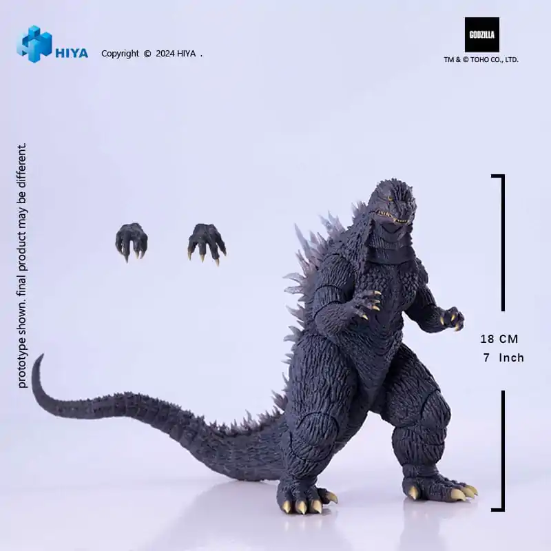 Godzilla vs. Mechagodzilla 2002 Exquisite Basic Figurka Akcji Godzilla 18 cm zdjęcie produktu