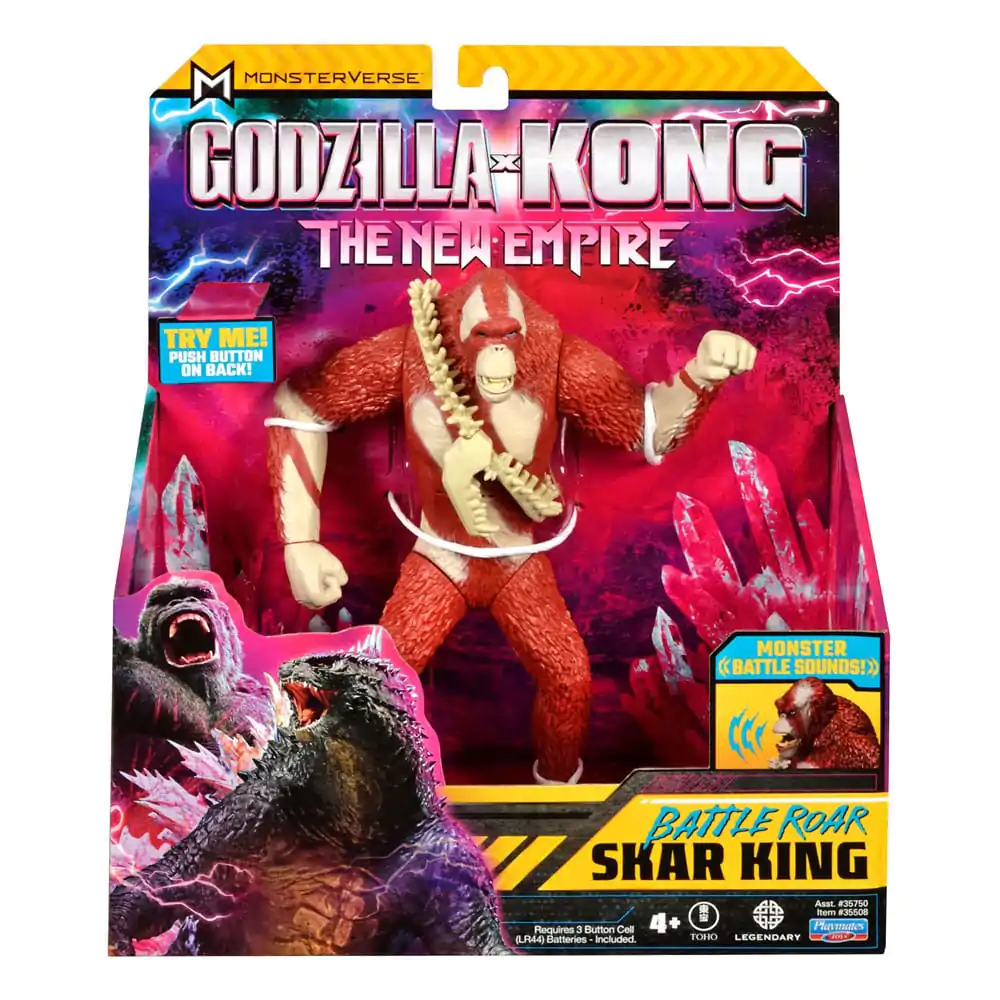 Godzilla x Kong: The New Empire Figurka Akcji Battle Roar Skar King 18 cm zdjęcie produktu