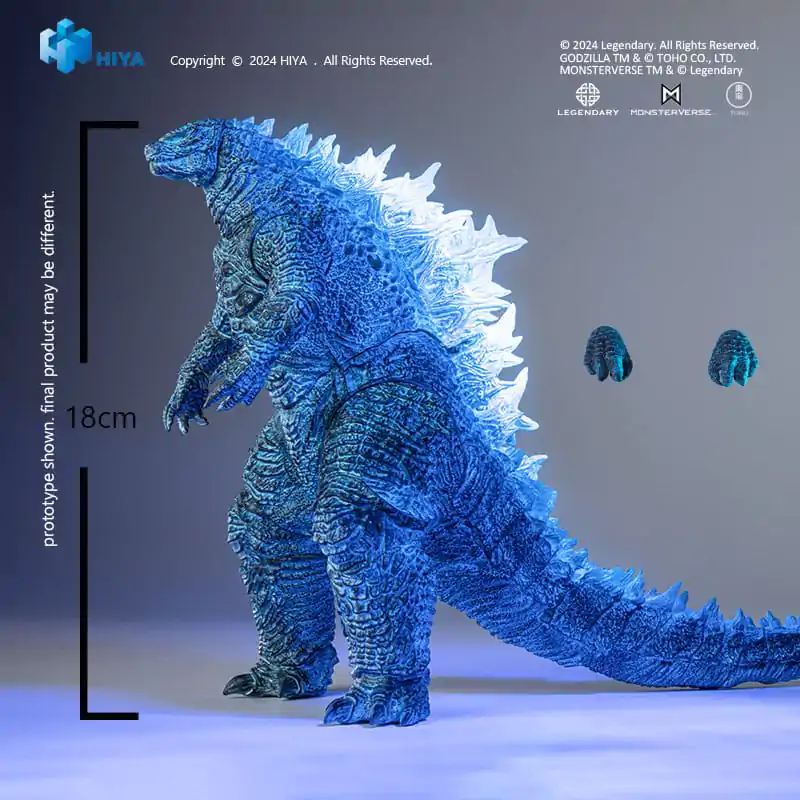 Godzilla x Kong: The New Empire Exquisite Basic Action Figure Naładowana Godzilla 18 cm zdjęcie produktu