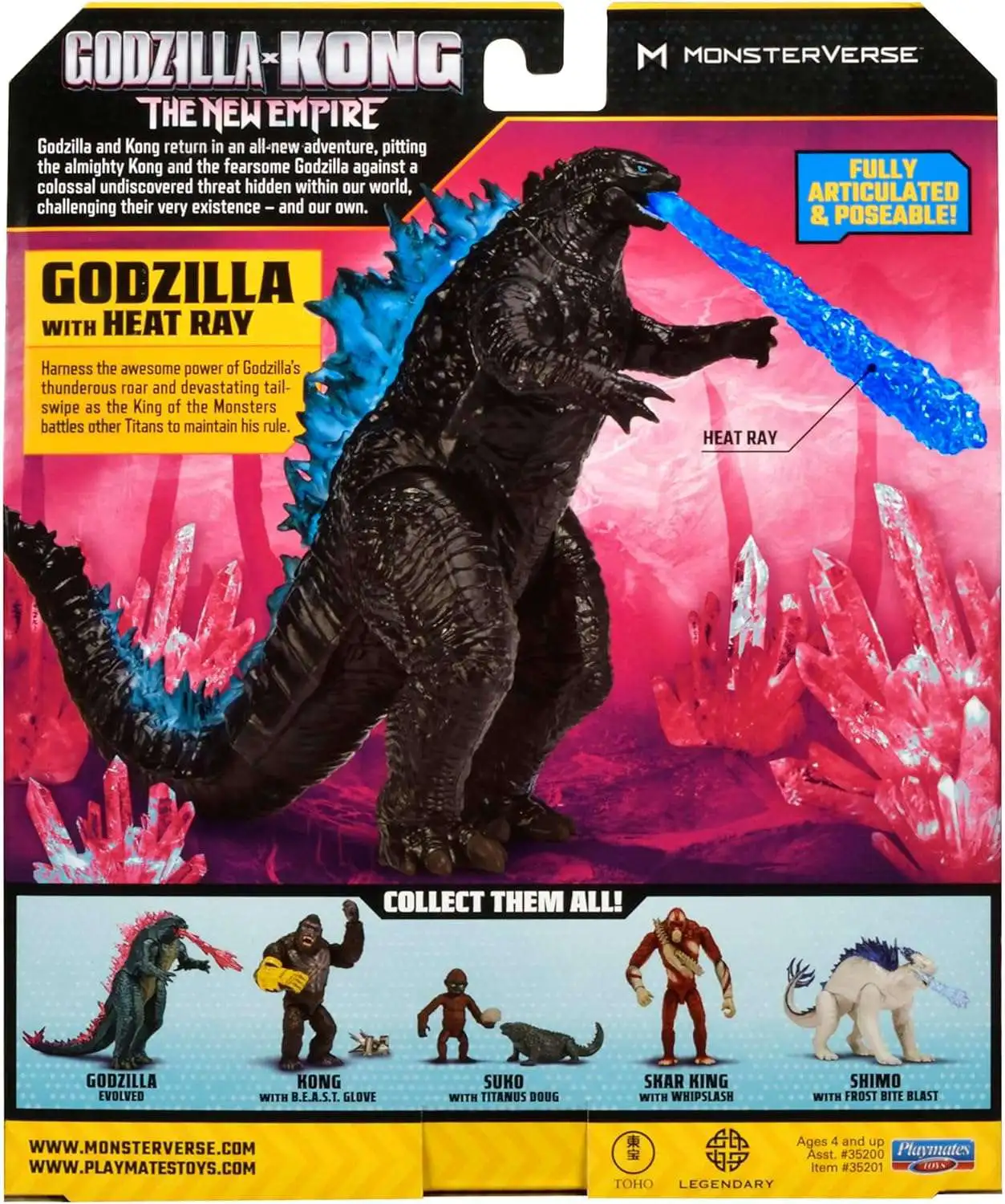 Godzilla x Kong: The New Empire - Figurka akcji Godzilla Evolved with Heat Ray 15 cm zdjęcie produktu