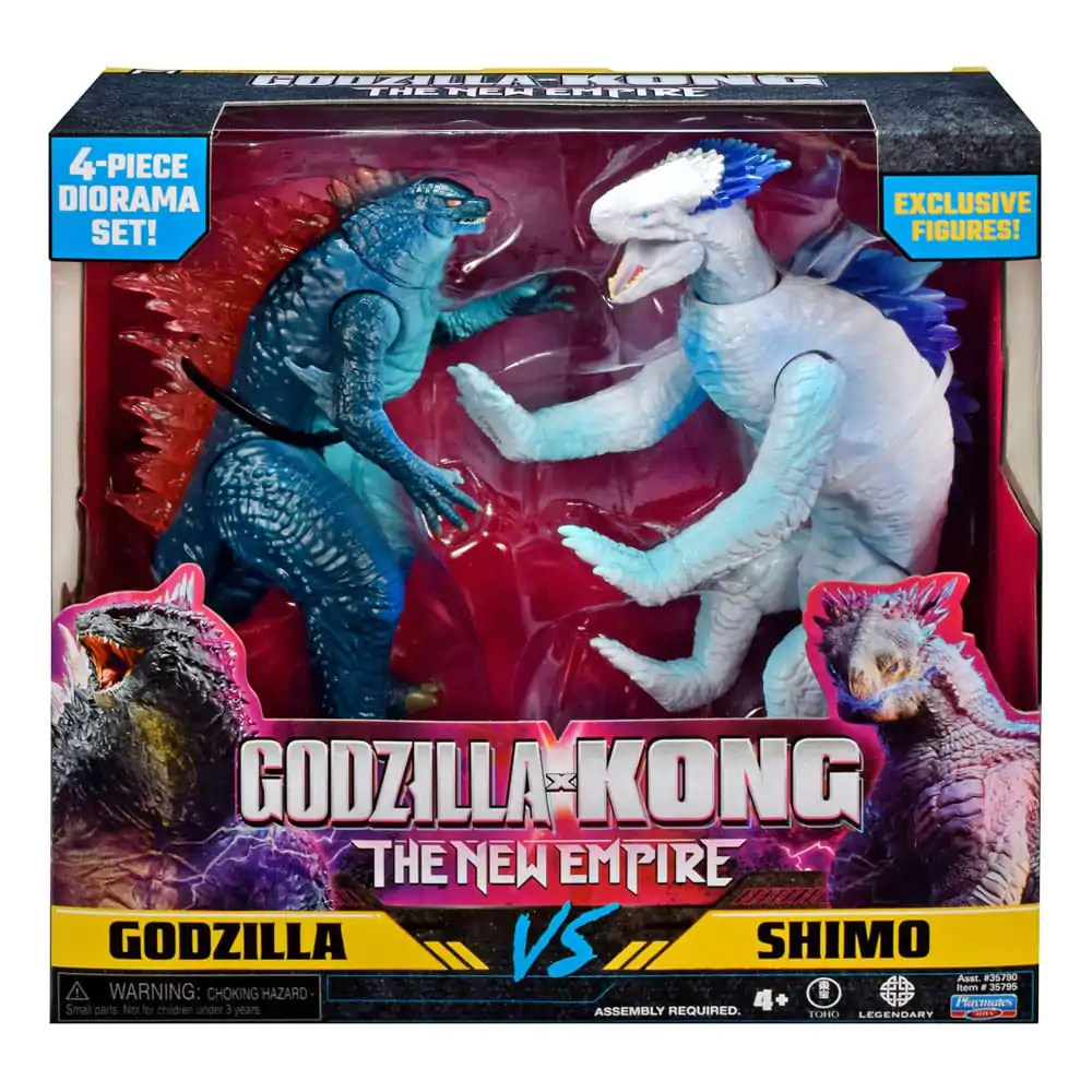 Godzilla x Kong: The New Empire Diorama 2-Pack Godzilla vs Shimo 15 cm zdjęcie produktu