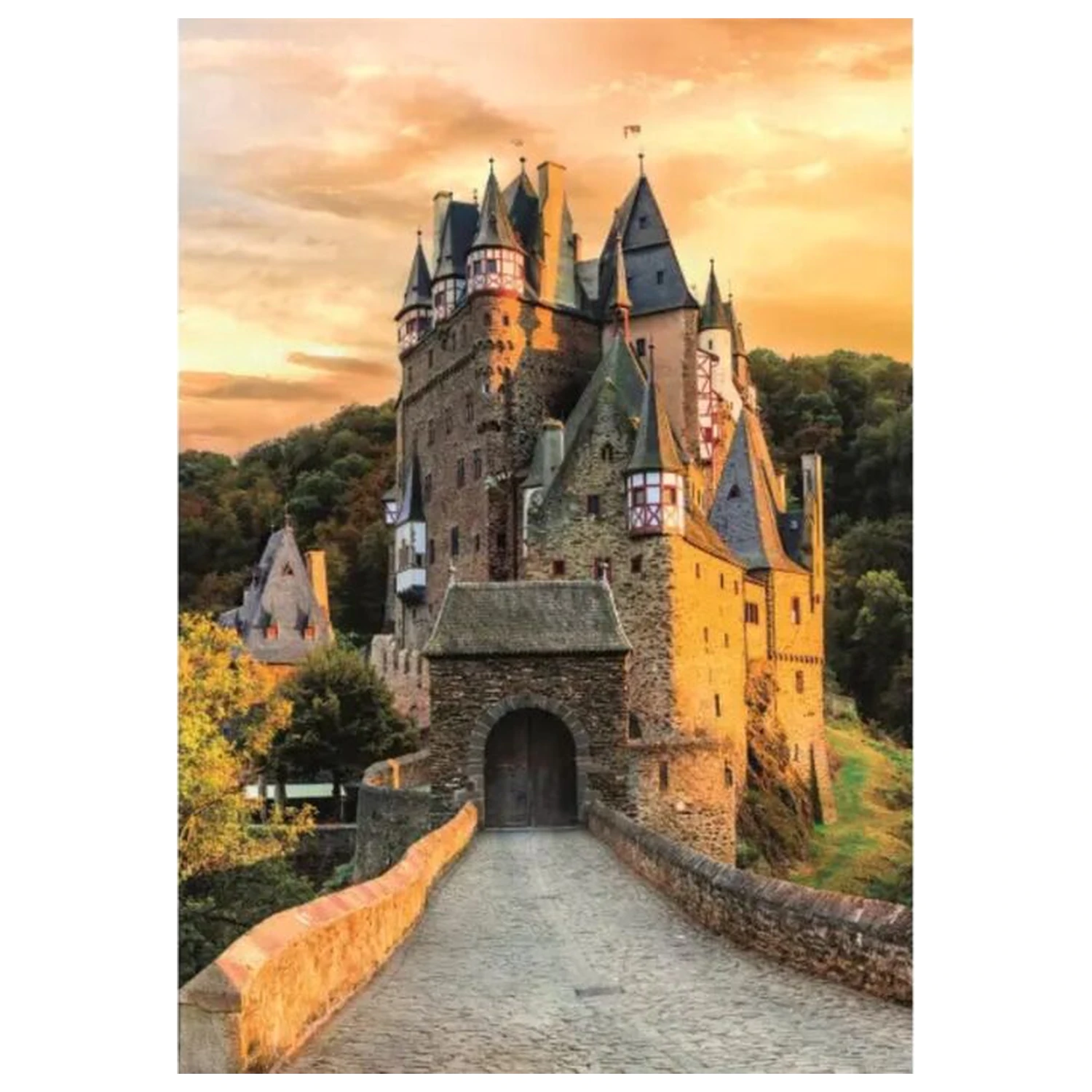 Golden Hour At Eltz Castle puzzle 1000 szt. zdjęcie produktu