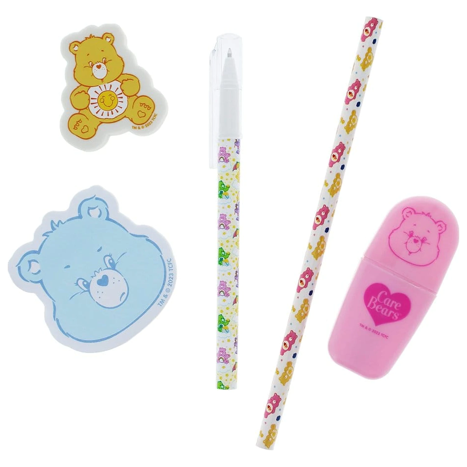 Care Bears 7-częściowy Zestaw Papierniczy zdjęcie produktu