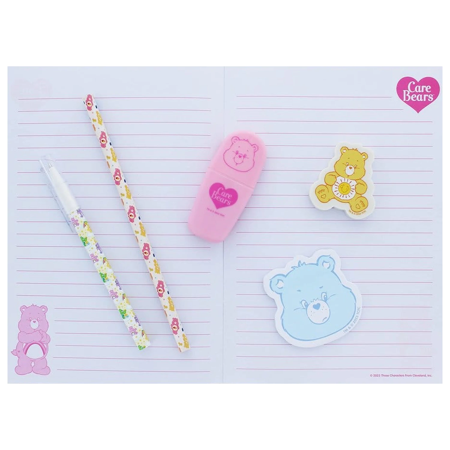 Care Bears 7-częściowy Zestaw Papierniczy zdjęcie produktu