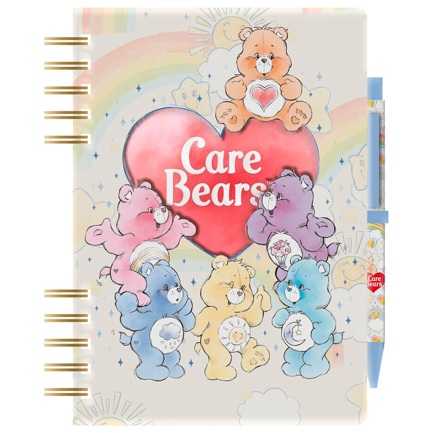Care Bears notatnik A5 + długopis i naklejki zdjęcie produktu