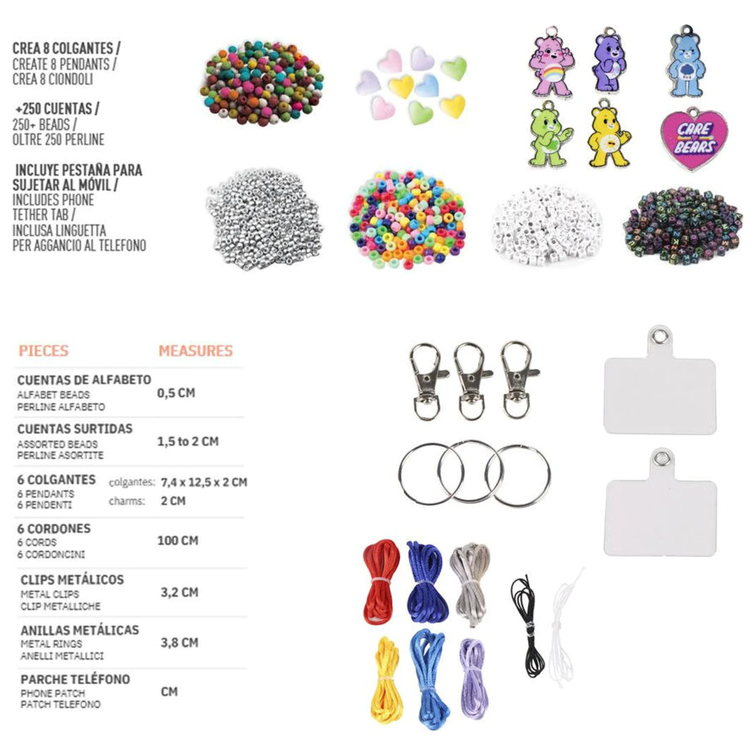 Zestaw do tworzenia breloczków Care Bears zdjęcie produktu