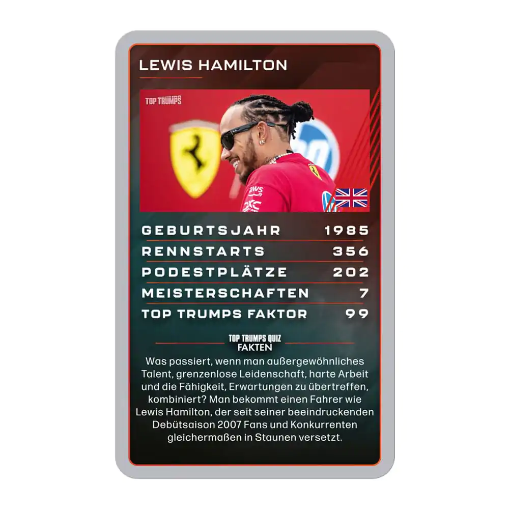 Grand Prix Helden Gra Karciana Top Trumps Collectables *Wersja Niemiecka* zdjęcie produktu