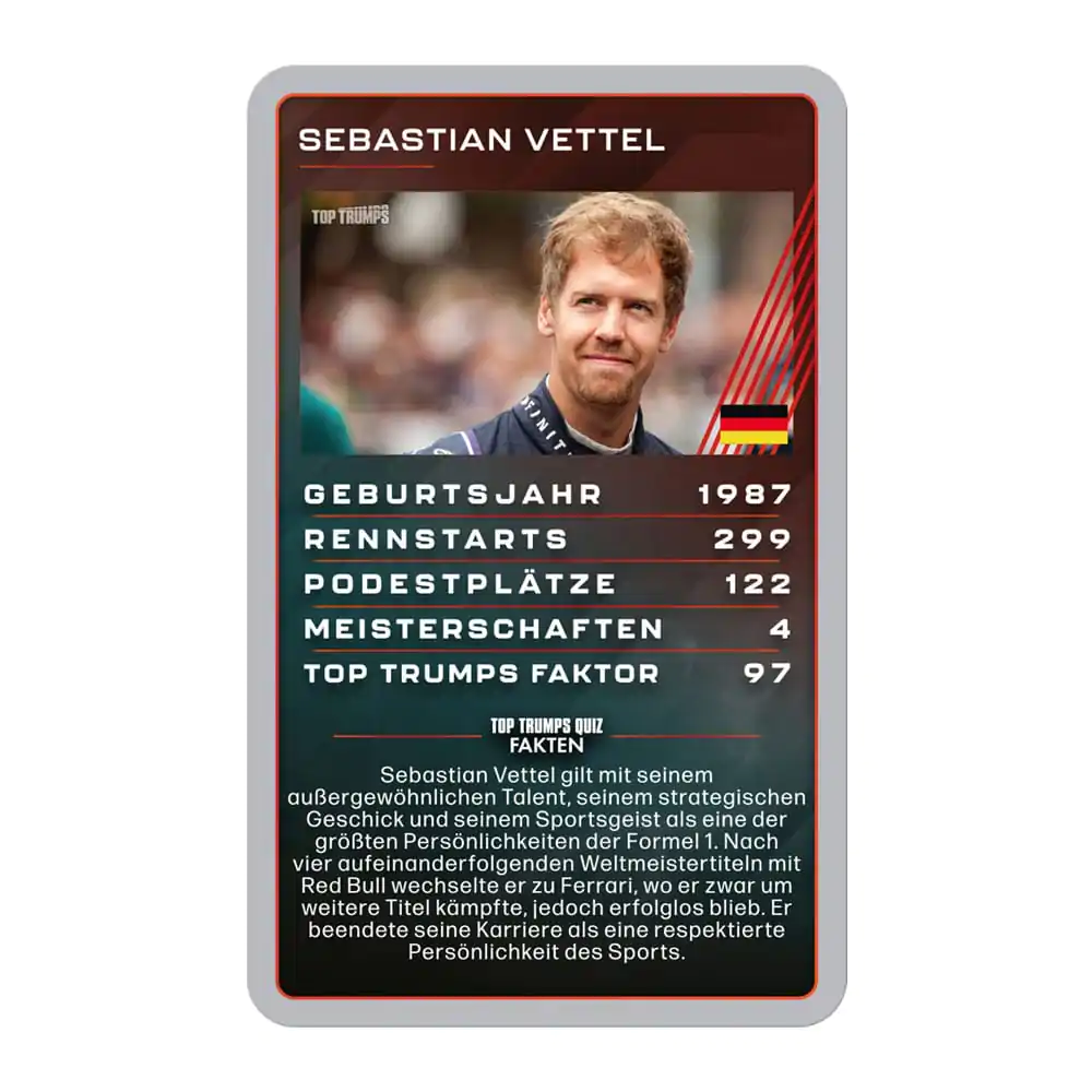 Grand Prix Helden Gra Karciana Top Trumps Collectables *Wersja Niemiecka* zdjęcie produktu