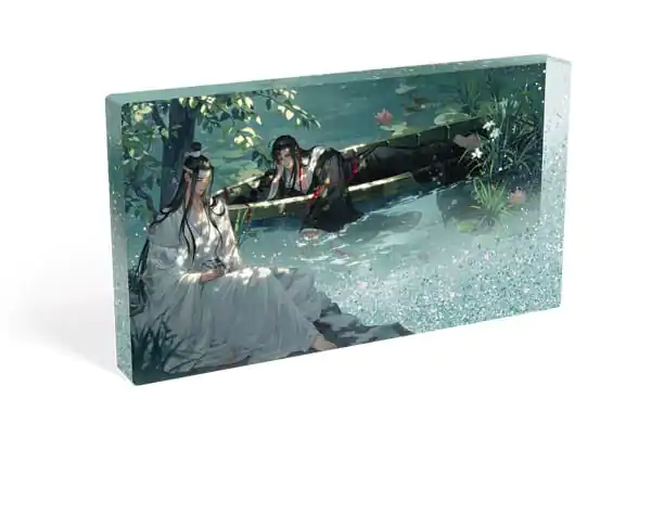 Grandmaster of Demonic Cultivation Akrylowy Blok z Brokatem Wei Wuxian & Lan Wangji Lotus Pond 17 x 10 cm zdjęcie produktu
