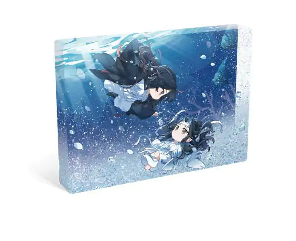 Arcymistrz Demonicznego Kultu Blok akrylowy z brokatem Wei Wuxian i Lan Wangji Wersja Zhao Xi Chi 14 x 10 cm zdjęcie produktu
