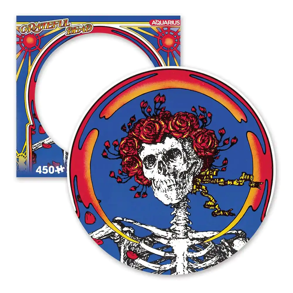 Grateful Dead Skull & Roses Picture Disc Puzzle Jigsaw (450 elementów) zdjęcie produktu