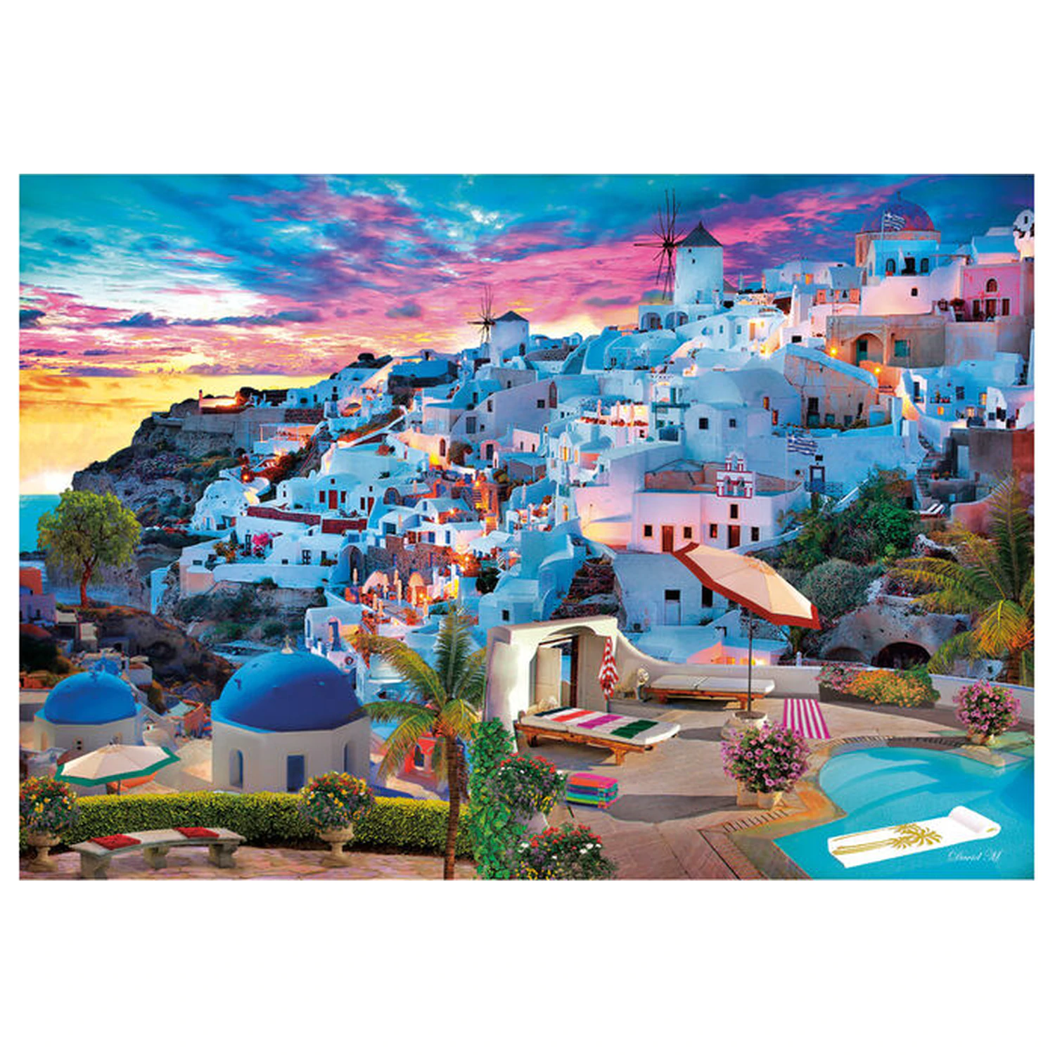 Greece View puzzle 500 elementów zdjęcie produktu