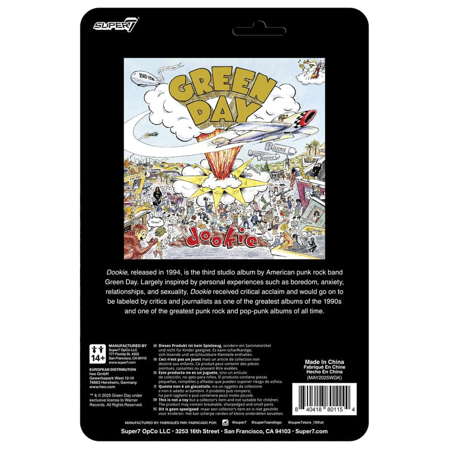 Green Day ReAction Figurka Dookie Dog 9 cm zdjęcie produktu