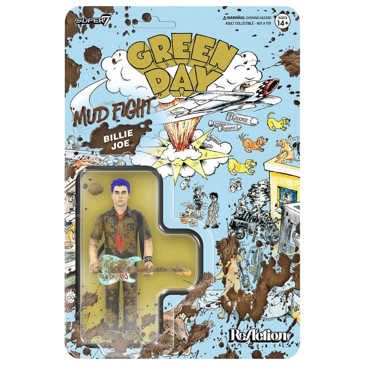 Green Day ReAction figurka akcji Wave 01 Billie Joe Armstrong (Mud Fight) zdjęcie produktu