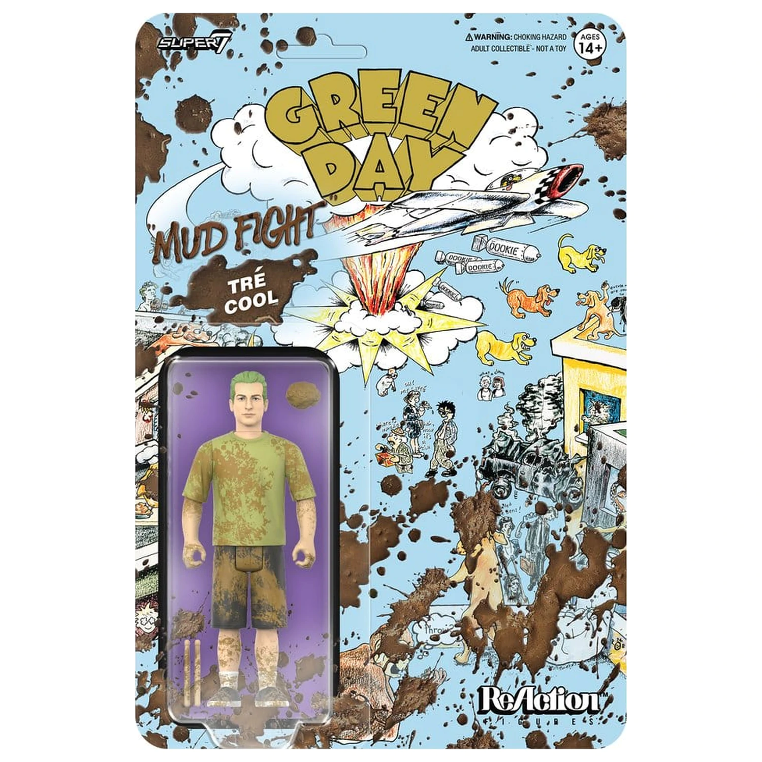 Green Day ReAction Figurka Akcji Wave 01 Tré Cool (Mud Fight) zdjęcie produktu