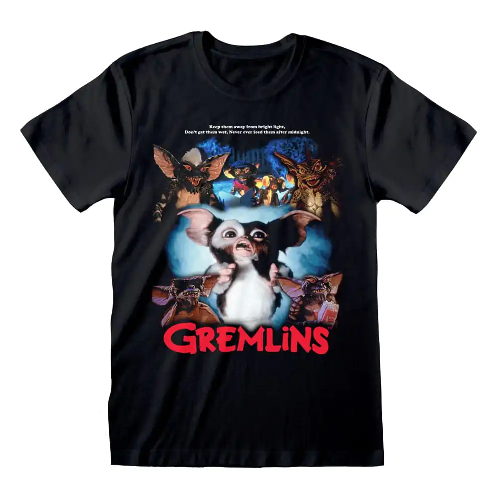 Gremlins T-Shirt w stylu Retro Poster zdjęcie produktu