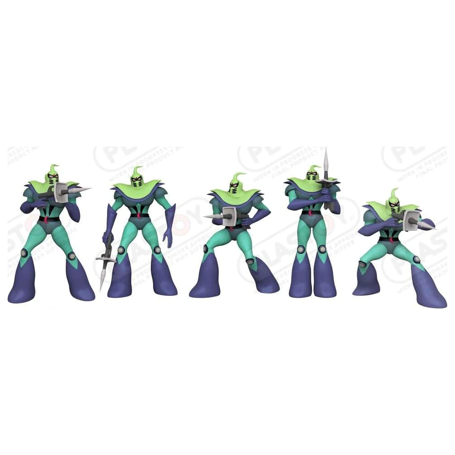 Zestaw 5 figurek Grendizer Vegan Soldiers 7cm zdjęcie produktu