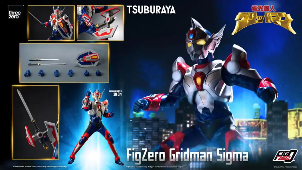Gridman the Hyper Agent: Revenge of Neo Evil Lord FigZero Figurka Akcji Gridman Sigma 30 cm zdjęcie produktu
