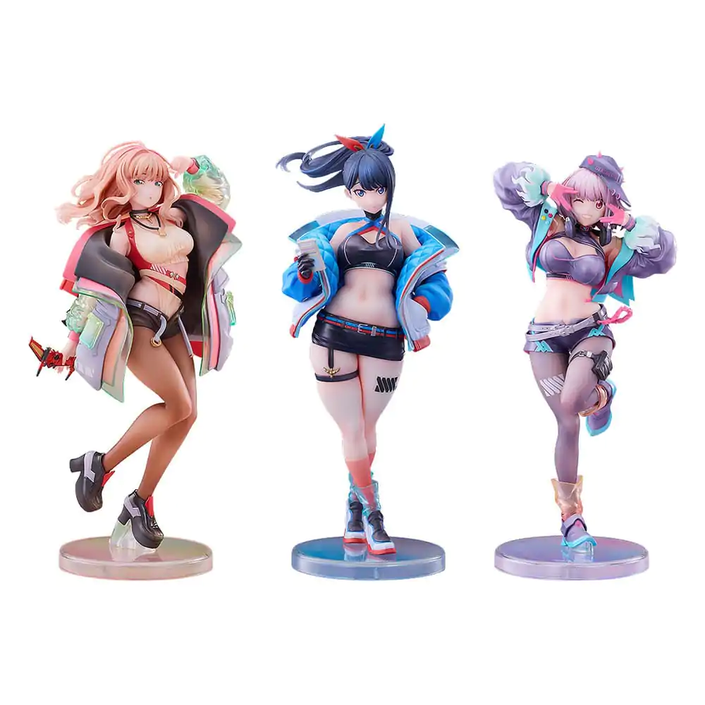 Gridman Universe Figurki PVC 3-Pack 1/7 Rikka Takarada, Akane Shinjo, Yume Minami: Dreamy Divas Ver. zdjęcie produktu